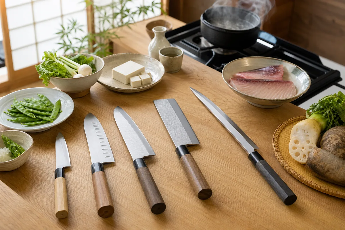 Couteaux japonais : quelle lame pour quel geste